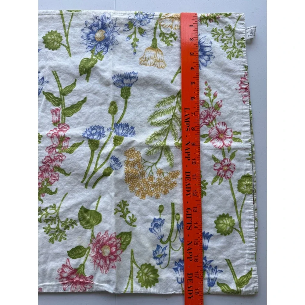 2 Reversible Floral Cloth Napkins C&F Enterprises Handcrafted Cotton Cottagecore